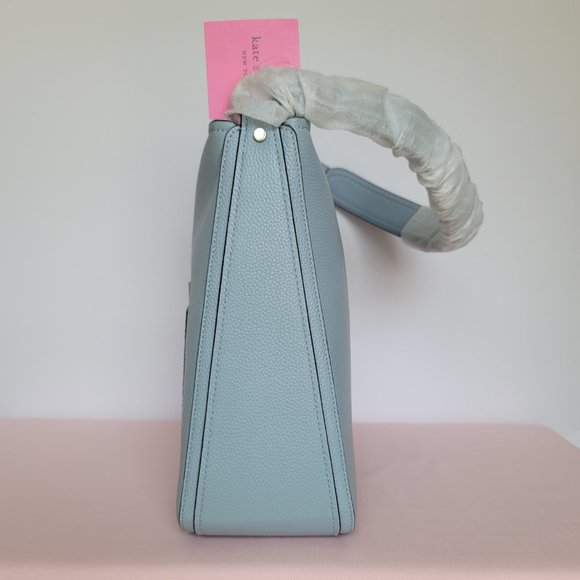KATE SPADE Hudson Pebbled Leather Large Hobo Bag- Ocean Beach color 🎈$198.⭐ - Picture 8 of 16